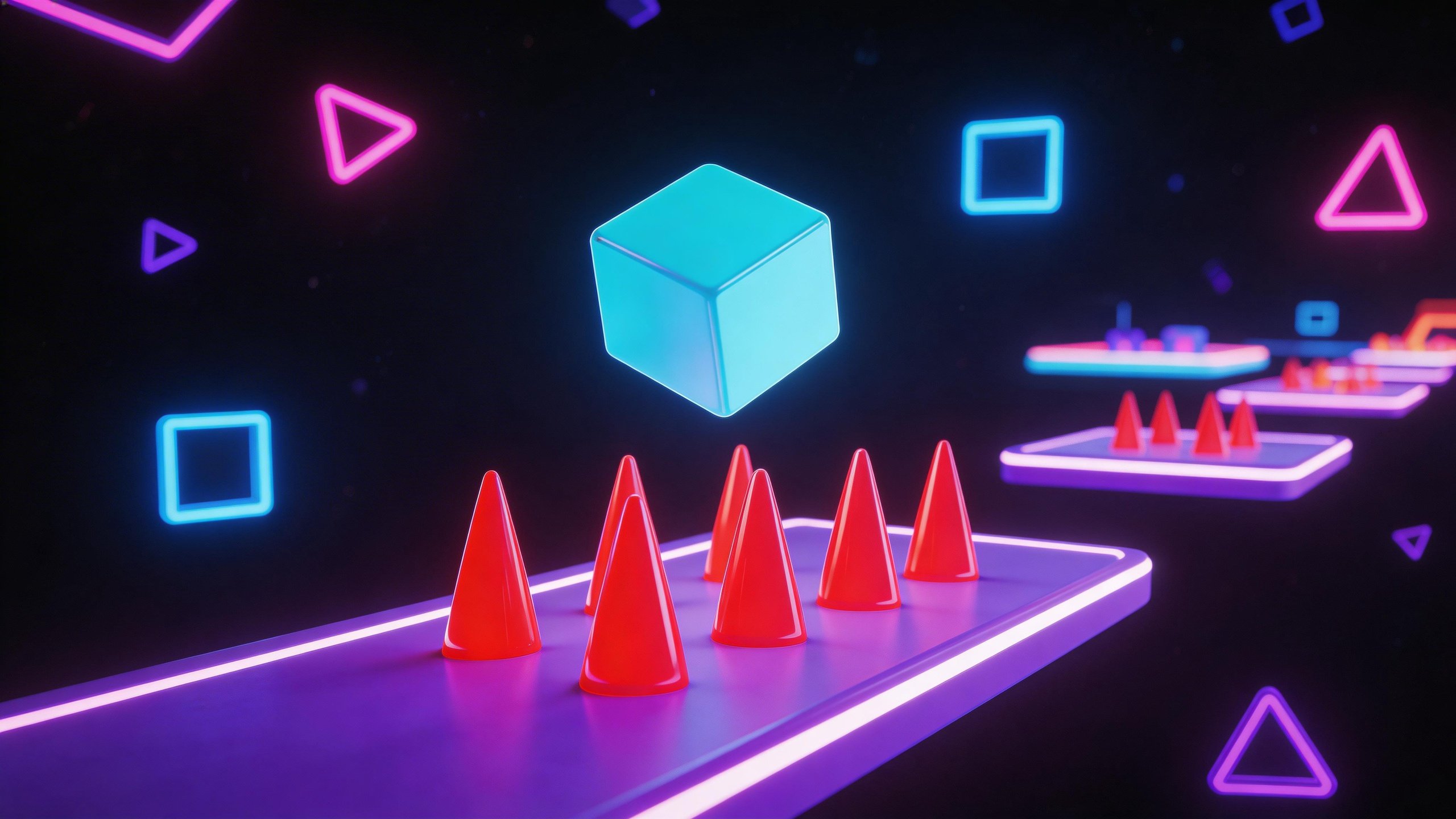 Geometry Lite gameplay